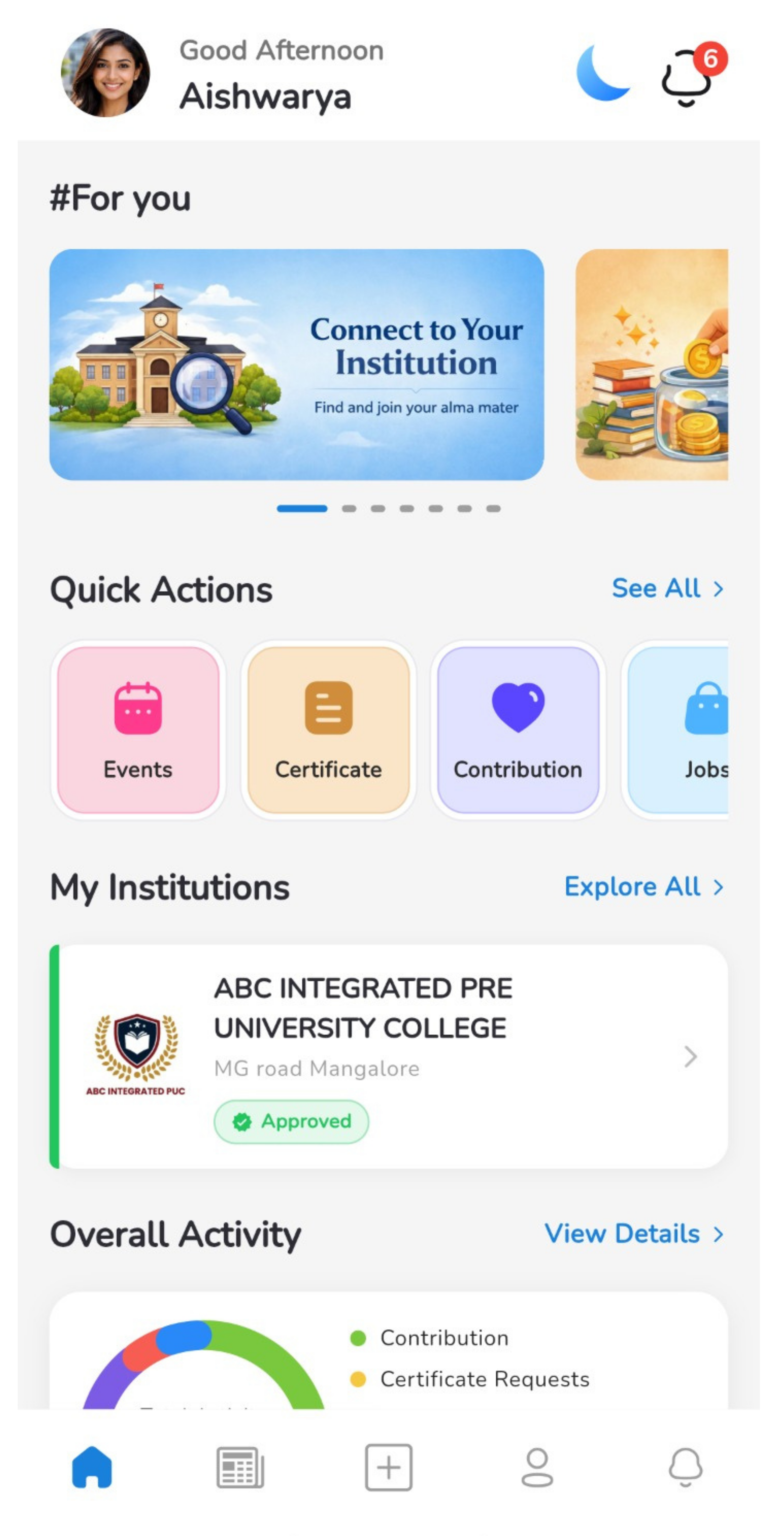 AluMean mobile app preview